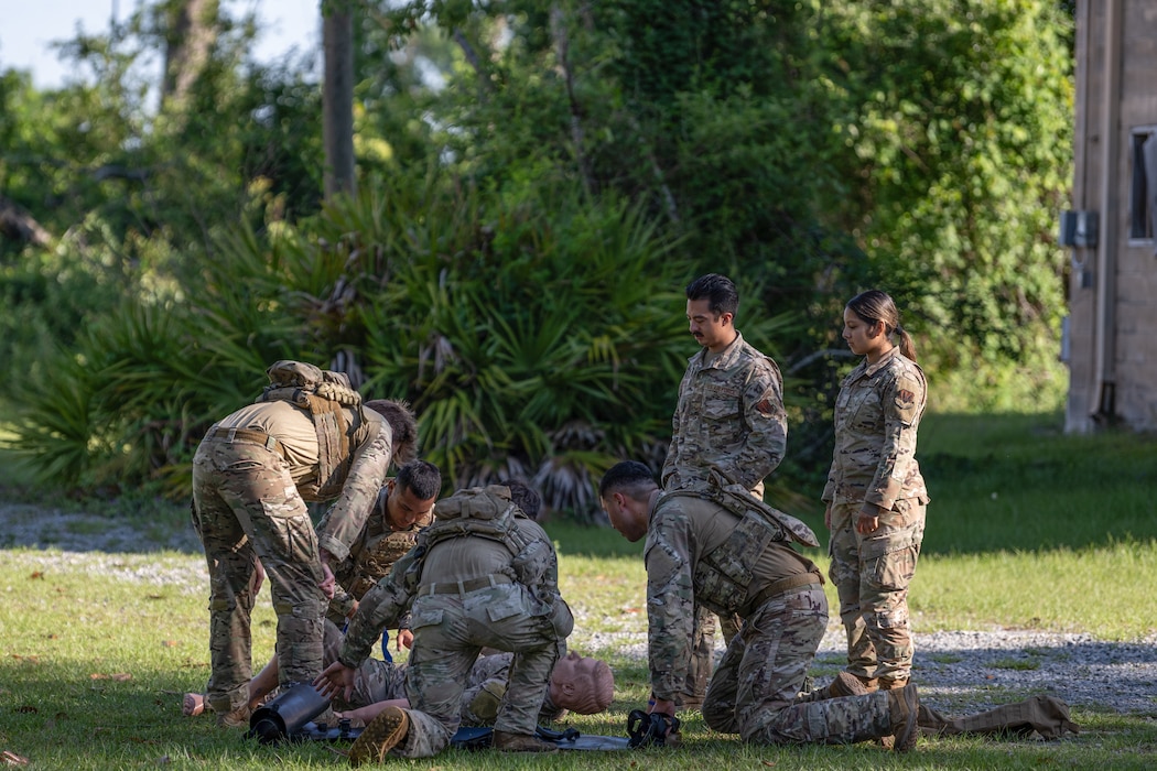Defenders participate in Battle of the Badges.