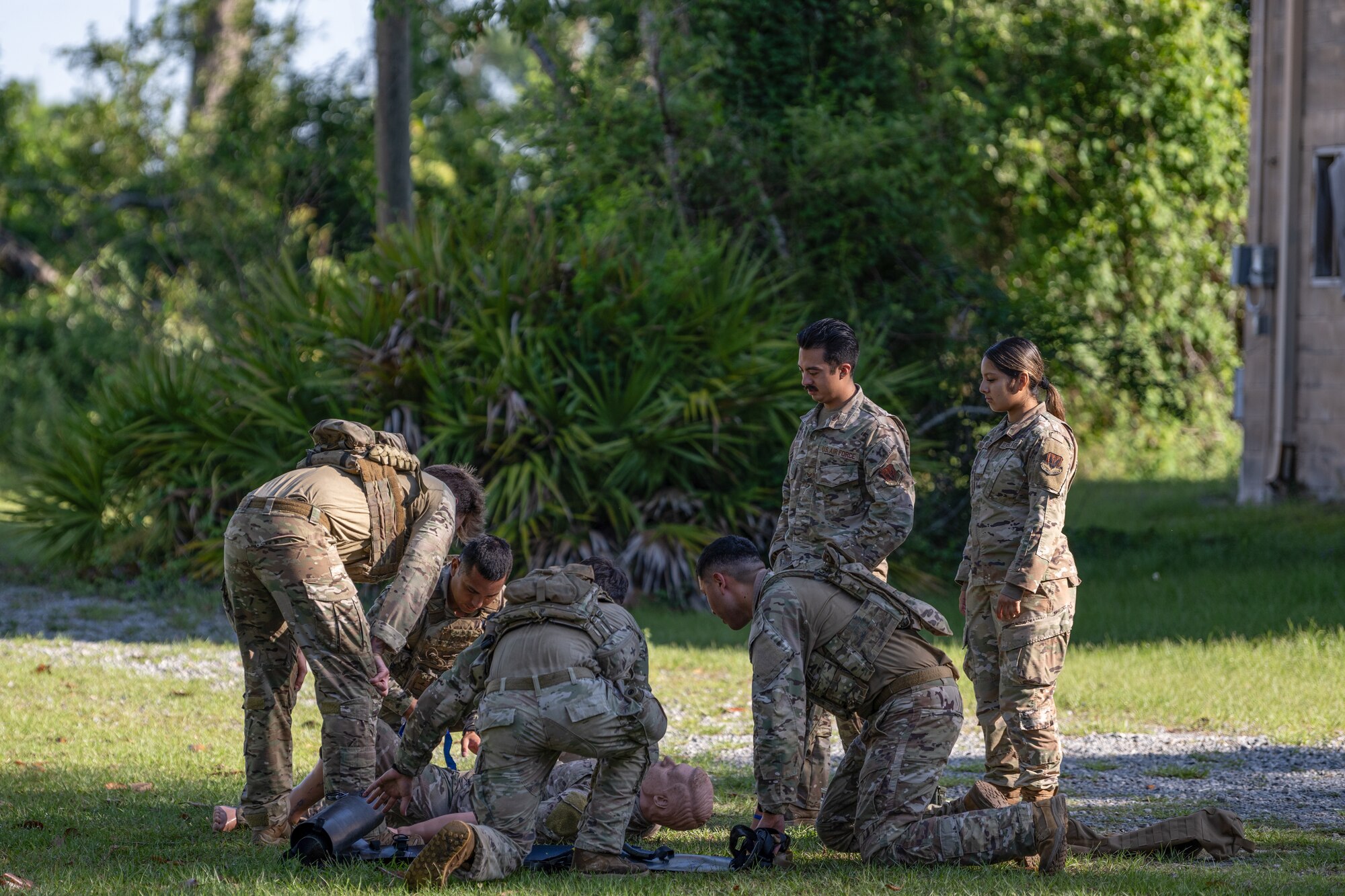 Defenders participate in Battle of the Badges.