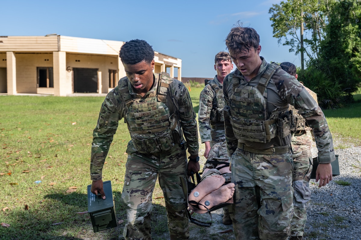 Defenders participate in Battle of the Badges.