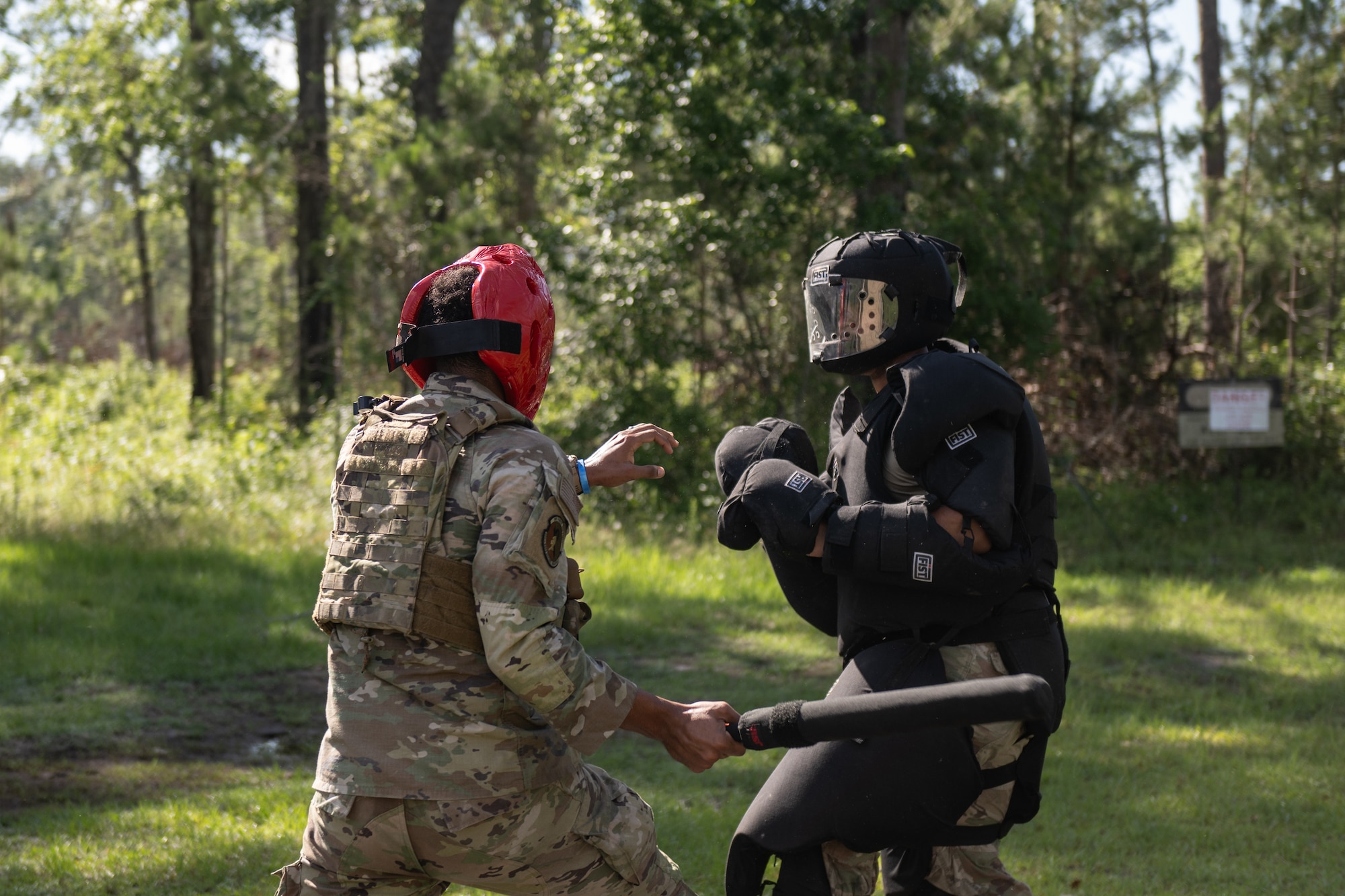 Defenders participate in Battle of the Badges.