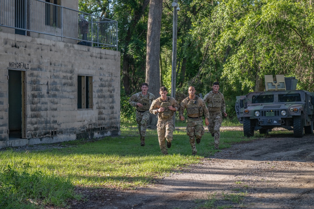 Defenders participate in Battle of the Badges.