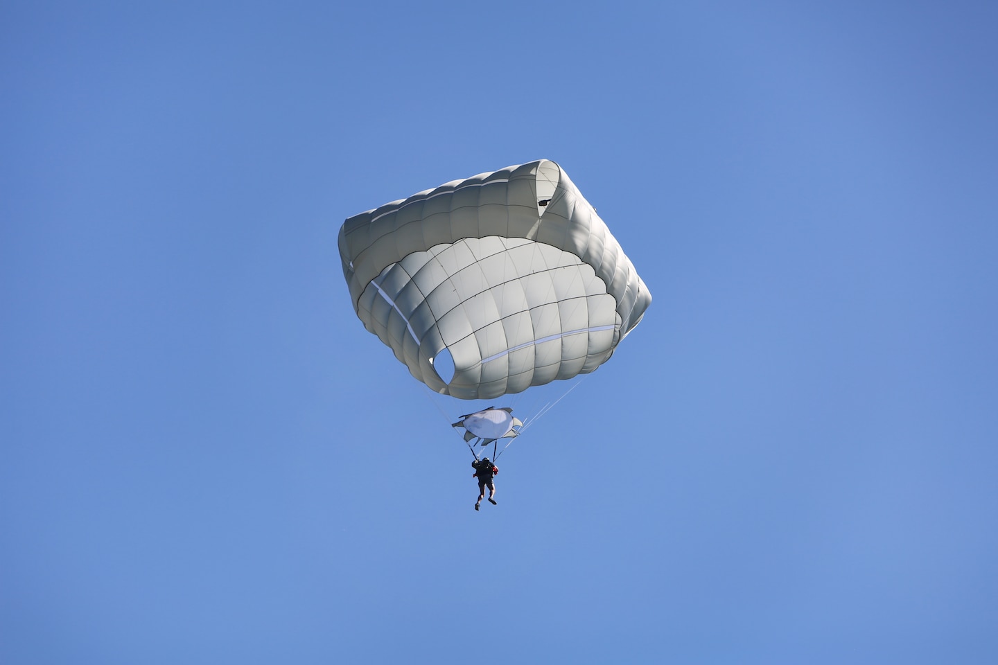 Paratroopers from the U.S. Army Reserve 478th Civil Affairs Battalion (Airborne), stationed in Miami, Fla., conducted a Deliberate Water Jump into Lake Okeechobee, May. 16.  This training event prepares the soldiers for potential water landings, maintain proficiency in water operations and highlights the unit's ability to perform airborne operations under challenging conditions and locations anywhere in the world.   (U.S. Army photo/Mark Rankin)
