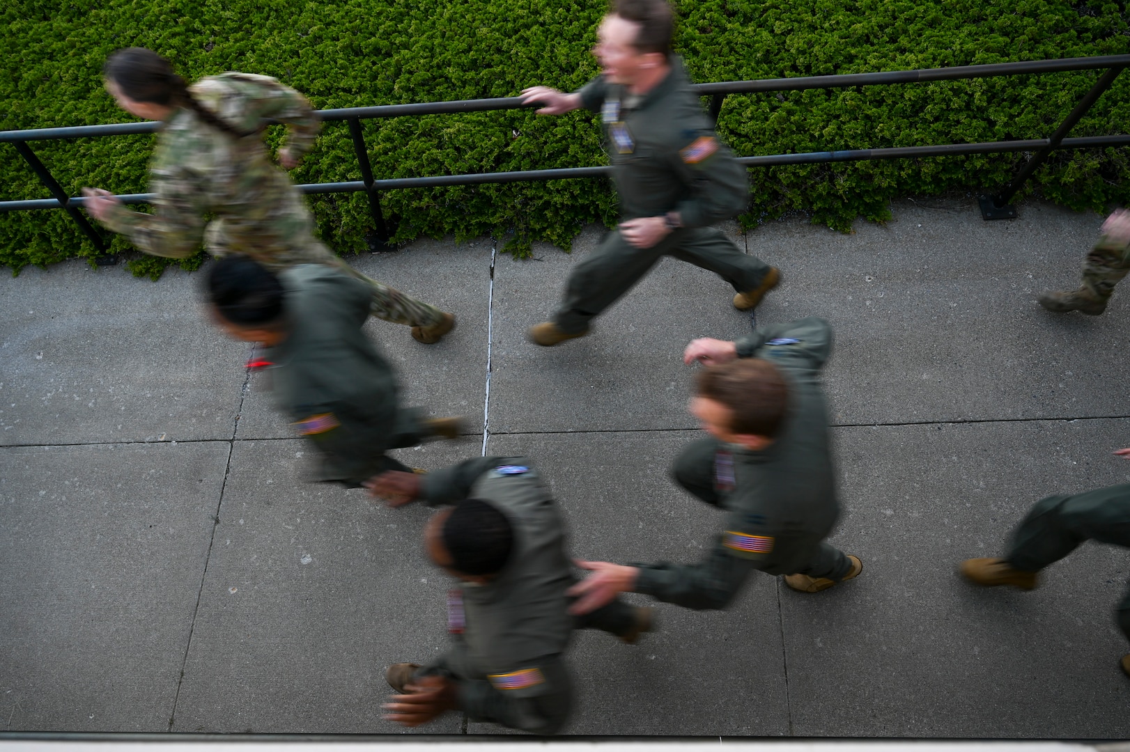 Servicemembers run