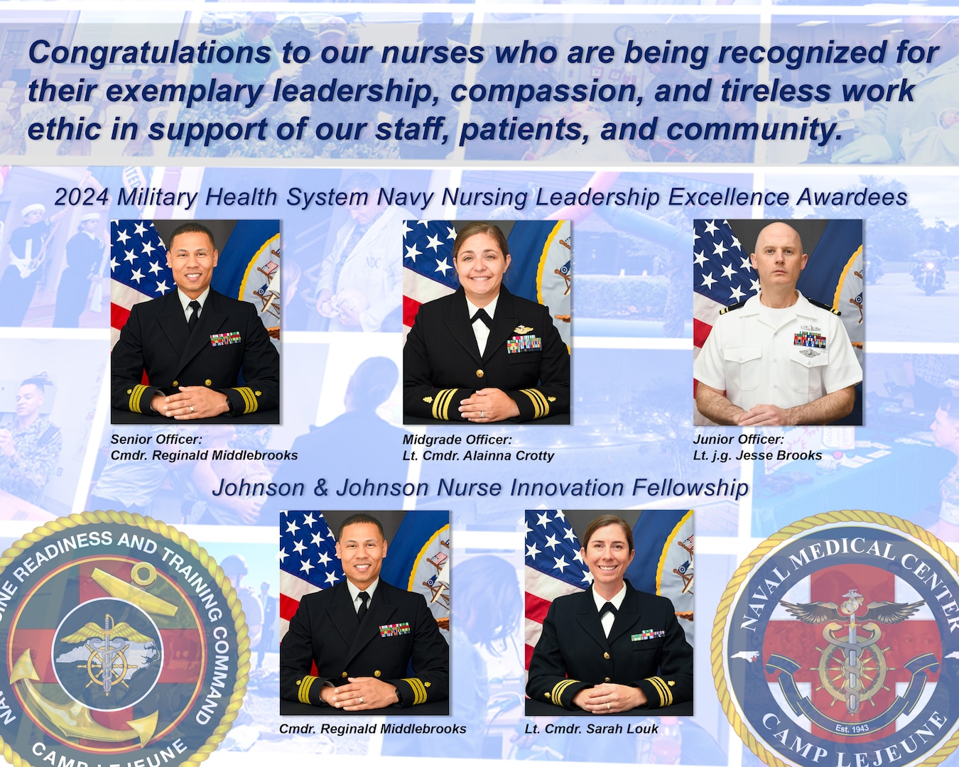 NMMCL Nurses win Nursing Leadership Excellence Awards and gain acceptance into University of Pennsylvania/Johnson & Johnson Nurse Innovation Fellowship.