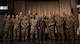 5th Bomb Wing command poses with Team Minot’s chaplains, winners of the Air Force Global Strike Command large team chaplain corps team of the year award at Minot Air Force Base, North Dakota, May 28, 2025. The chaplain corps lines of effort include fortifying warfighter readiness, reimaging chaplain culture and rebuilding chaplain readiness, on which the team award selections are based. (U.S. Air Force photo by Senior Airman Alyssa Bankston)