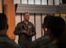 U.S. Air Force Col. Jesse Lamarand, 5th Bomb Wing commander, addresses Team Minot’s chaplains, winners of the Air Force Global Strike Command large team chaplain corps team of the year award at Minot Air Force Base, North Dakota, May 28, 2025. The chaplain corps lines of effort include fortifying warfighter readiness, reimaging chaplain culture and rebuilding chaplain readiness, on which the team award selections are based. (U.S. Air Force photo by Senior Airman Alyssa Bankston)