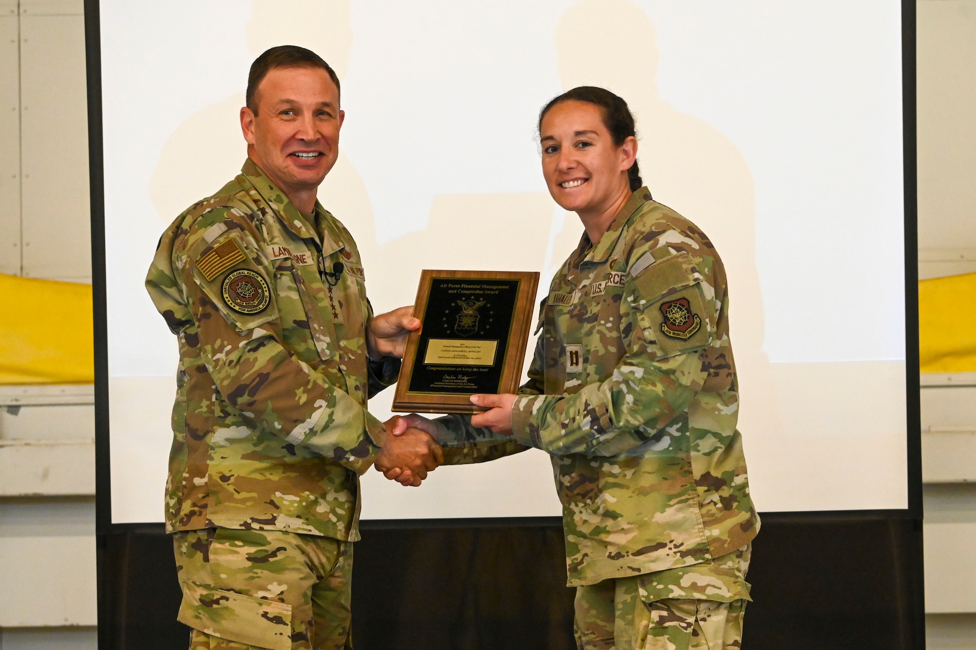During all-call, Lamontagne emphasized the impact that Airmen and noncommissioned officers have on AMC’s and the Air Force’s critical missions throughout the globe.