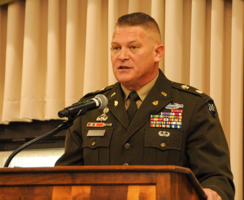 Army Reserve officer offers thought-provoking insight at memorial ceremony