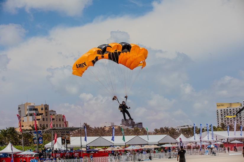 Flying Tigers over Miami Beach: Army Reserve’s daring display at Hyundai Air & Sea Show