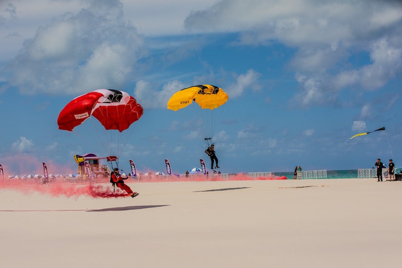 Flying Tigers over Miami Beach: Army Reserve’s daring display at Hyundai Air & Sea Show