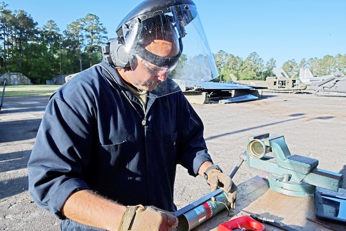 Man working