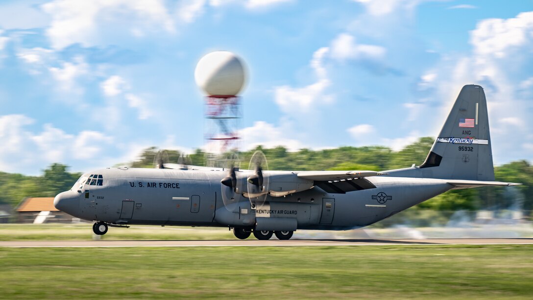 C-130 landing