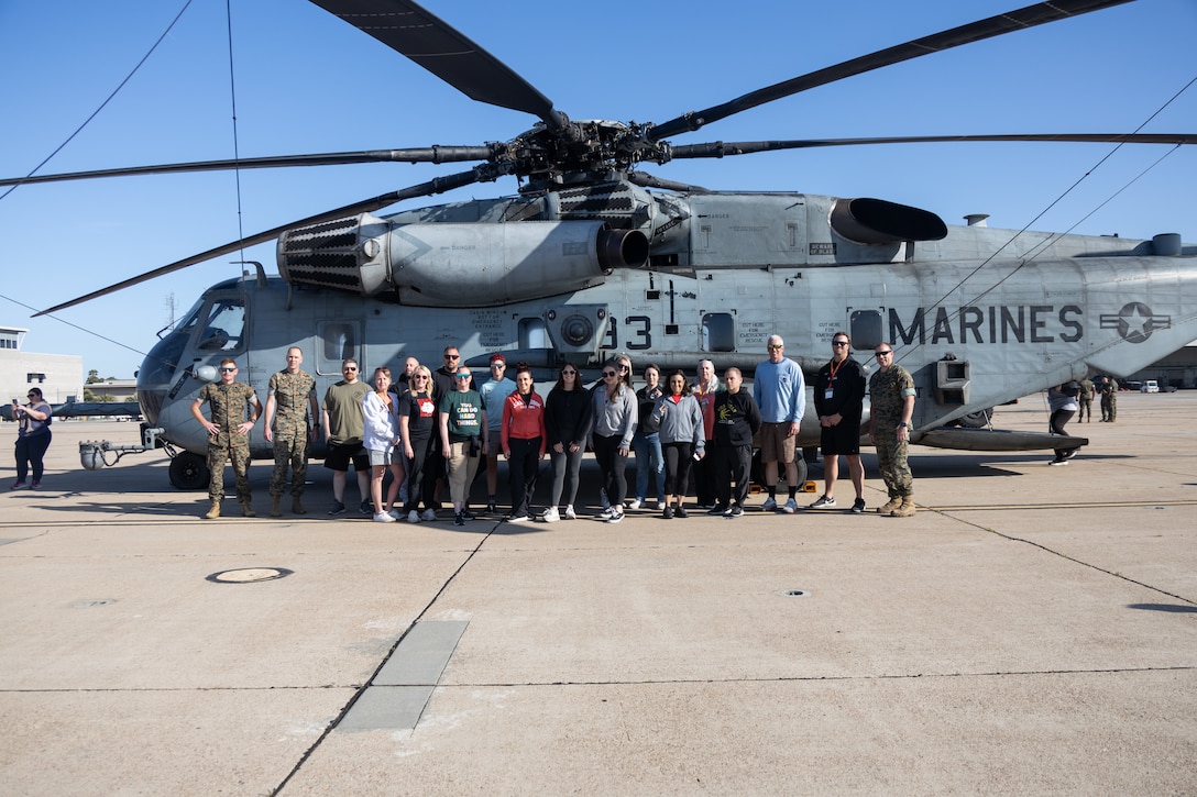 Educators from Idaho, Utah and Nevada got a tour of some of the aircraft that is used by the United States Marine Corps during the April iteration of Educators Workshop at Marine Corps Air Station Miramar.