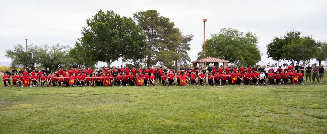Recruiting Station Salt Lake City conducts their Las Vegas Annual Pool Function. The Annual Pool Function is used to assess the current physical and mental state of the poolees in the Las Vegas area. The Poolees will conduct an Initial Strength Test(IST) which consists of pull ups, a plank and a 1.5 mile run.