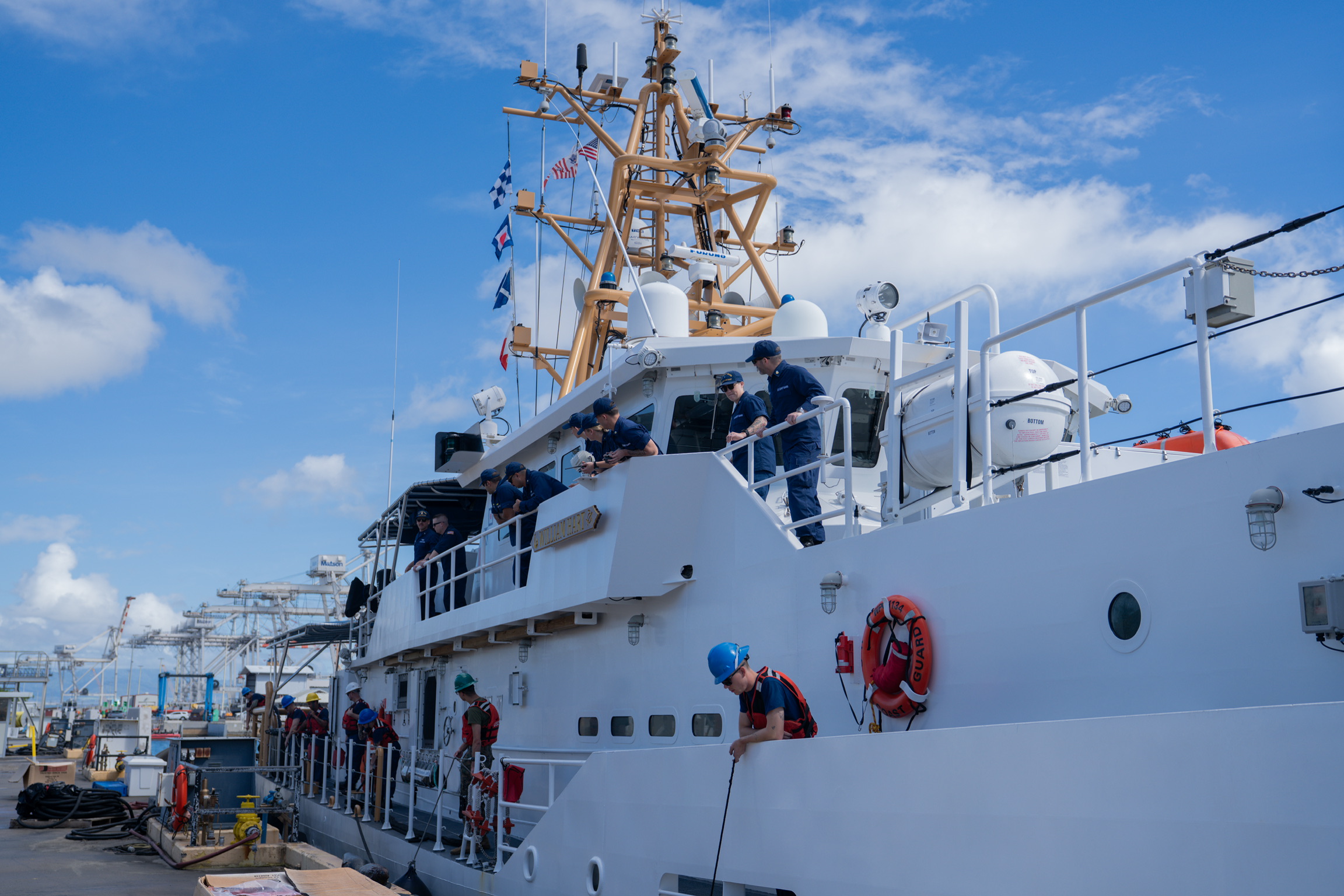 Coast Guard Cutter William Hart returns home following 46-day