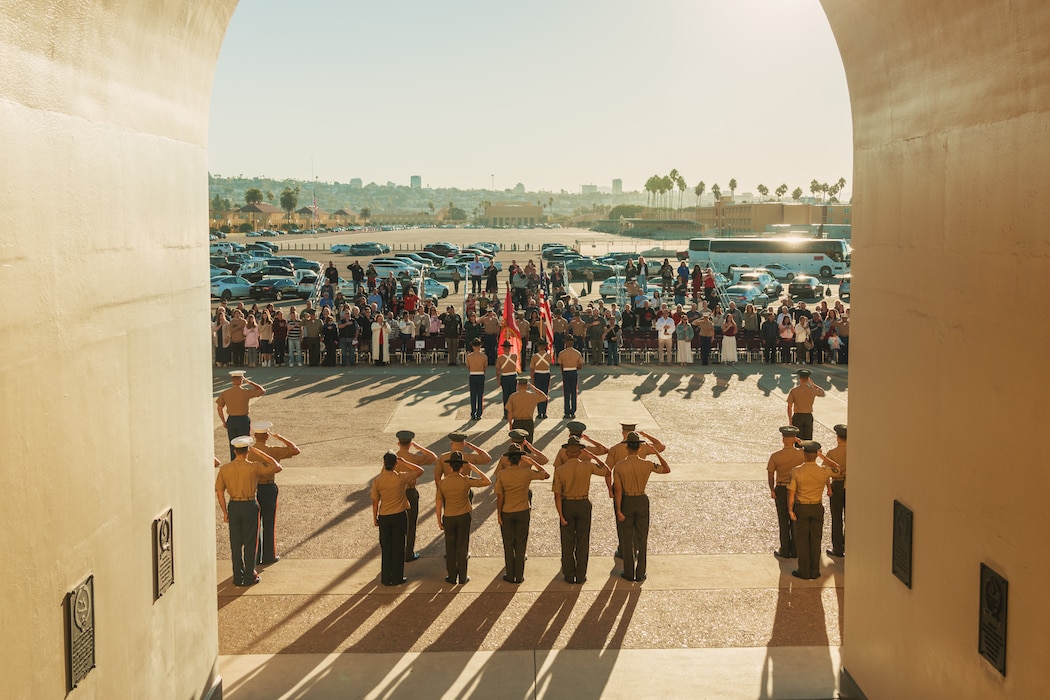 Bravo Company Graduation and Morning Colors