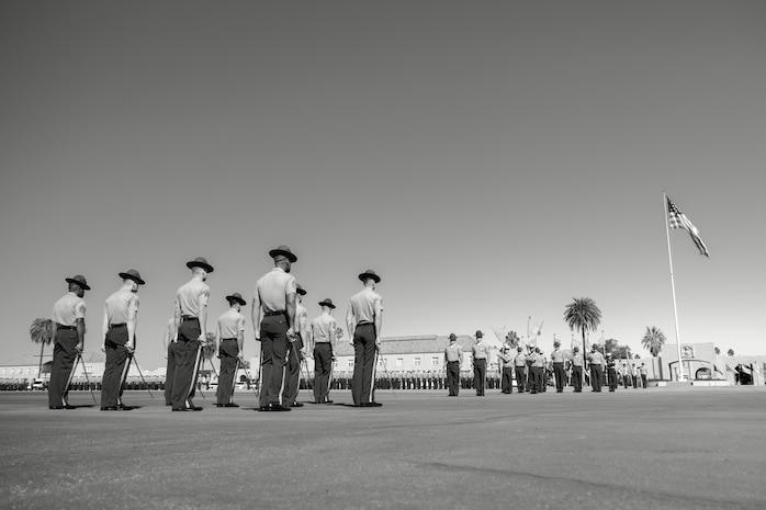 Bravo Company Graduation and Morning Colors