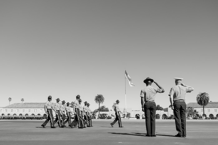 Bravo Company Graduation and Morning Colors
