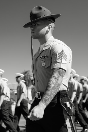 Bravo Company Graduation and Morning Colors