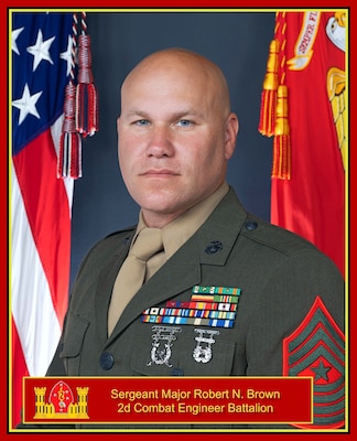 Portrait of Sergeant Major Robert N. Brown