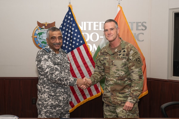 U.S. Indo-Pacific Command Deputy Commander Lt. Gen. Joshua M. Rudd and India Chief of Integrated Defence Staff Air Marshal Ashutosh Dixit co-chaired the 22nd Military Cooperation Group at USINDOPACOM headquarters in Honolulu, Nov. 3-4, 2025.
