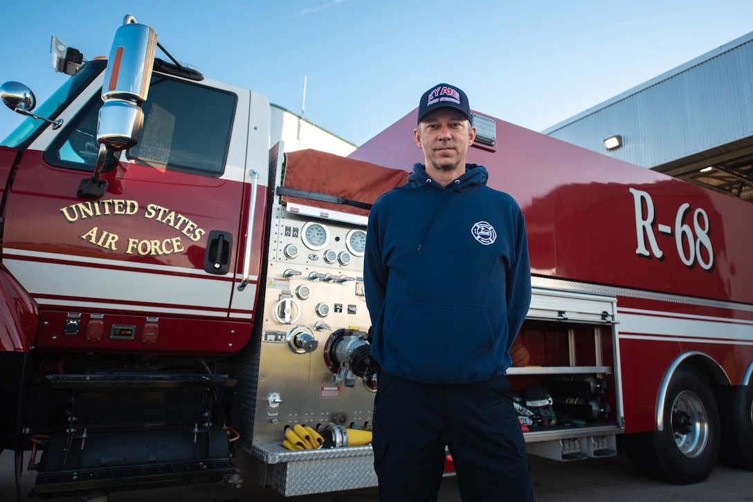 Master Sgt. Kyle Miller was one of eight firefighters from the Kentucky Air National Guard’s 123rd Airlift Wing who responded to a fatal civilian plane crash just south of Louisville Muhammad Ali International Airport in Louisville, Ky., Nov. 4, 2025.