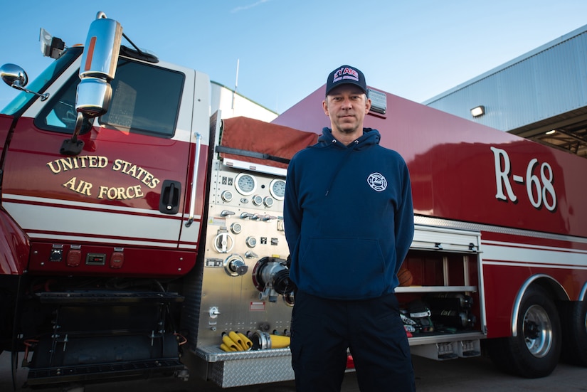 Master Sgt. Kyle Miller was one of eight firefighters from the Kentucky Air National Guard’s 123rd Airlift Wing who responded to a fatal civilian plane crash just south of Louisville Muhammad Ali International Airport in Louisville, Ky., Nov. 4, 2025.