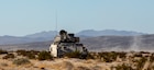 Soldiers of the Royal Saudi Land Forces (RSLF), equipped with M1 Abrams main battle tanks and M2 Bradley Fighting Vehicles, conduct force-on-force operations for the first time at the National Training Center during Rotation 26-02 at Fort Irwin, Calif., Nov. 4, 2025. Partnering with U.S. Army Central, the RSLF, and 3rd Security Forces Assistance Brigade, will integrate with 2nd Brigade, 1st Cavalry Division to improve interoperability and operational effectiveness in a tough, realistic environment. (U.S. Army photo by Staff Sgt. Devon Jones)