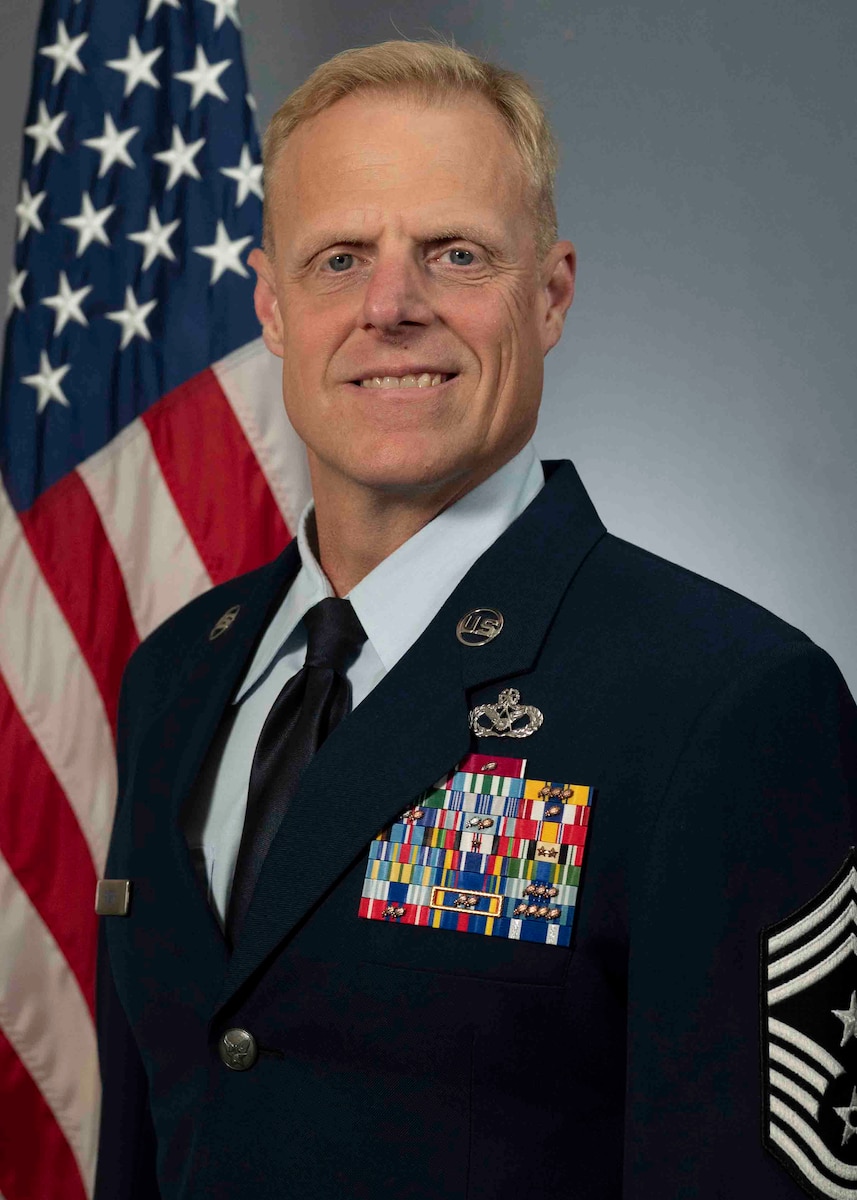 Chief Master Sergeant Timothy J. Wieser portrait.