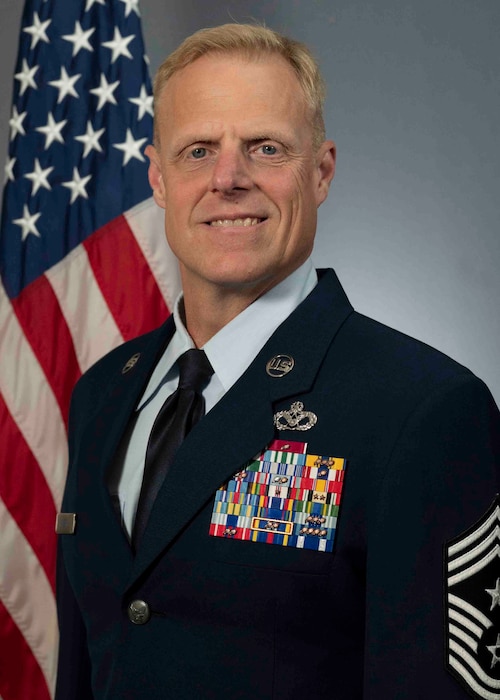 Chief Master Sergeant Timothy J. Wieser portrait.