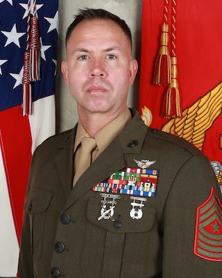 Portrait of Sergeant Major Benjamin J. Maynard