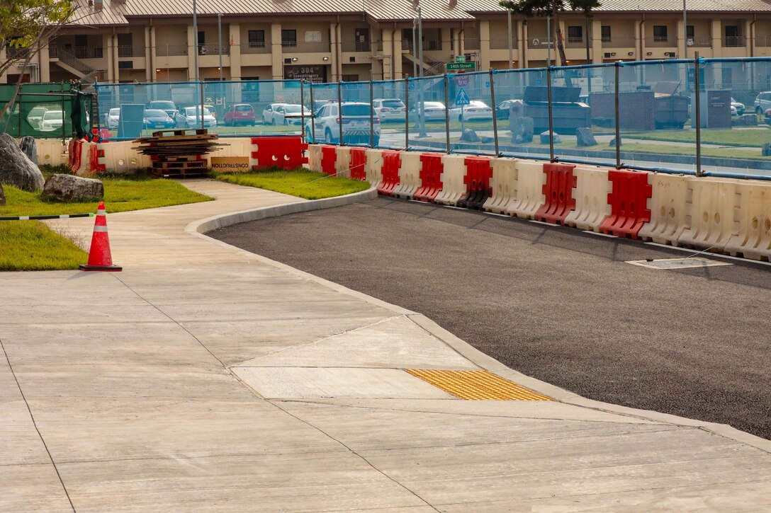 Photos of Job Order Contract construction site.