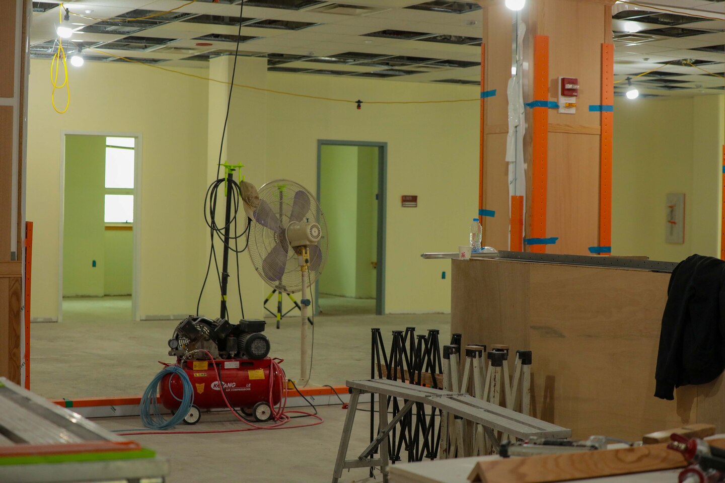 Photos of Job Order Contract construction site.