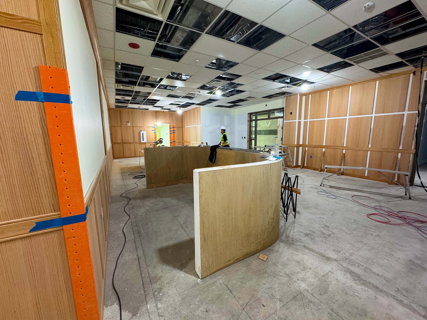 Photos of Job Order Contract construction site.