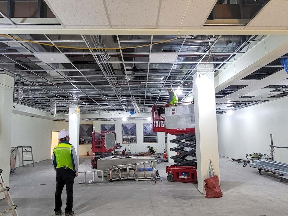 Photos of Job Order Contract construction site.