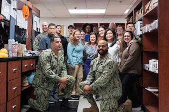 Naval Health Clinic Cherry Point celebrated the Sailors and civilians serving in the facility’s Pharmacy during the month of October, 2025.  October is known as “American Pharmacists Month,” with October 19 to October 25 as “National Pharmacy Week” and October 21 as “National Pharmacy Technician Day.”



The clinic’s Pharmacy team ensures the wellness and safety of patients each day through the issuance of medication and instruction of its use while ensuring service members have the prescriptions needed to maintain their medical readiness.