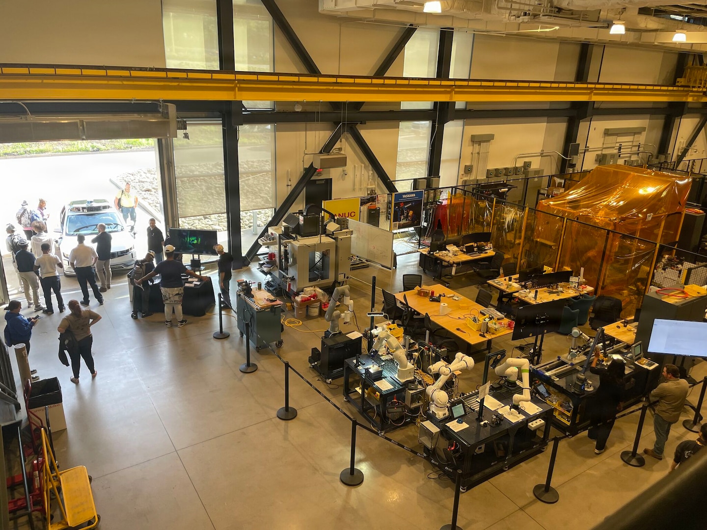 Students at a Manufacturing Month event with the ARM Institute, a DoD Manufacturing Innovation Institute.