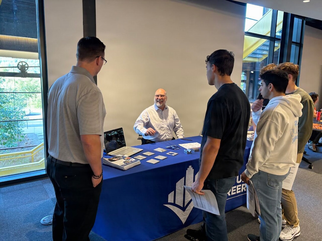 Students at a Manufacturing Month event with the ARM Institute, a DoD Manufacturing Innovation Institute.
