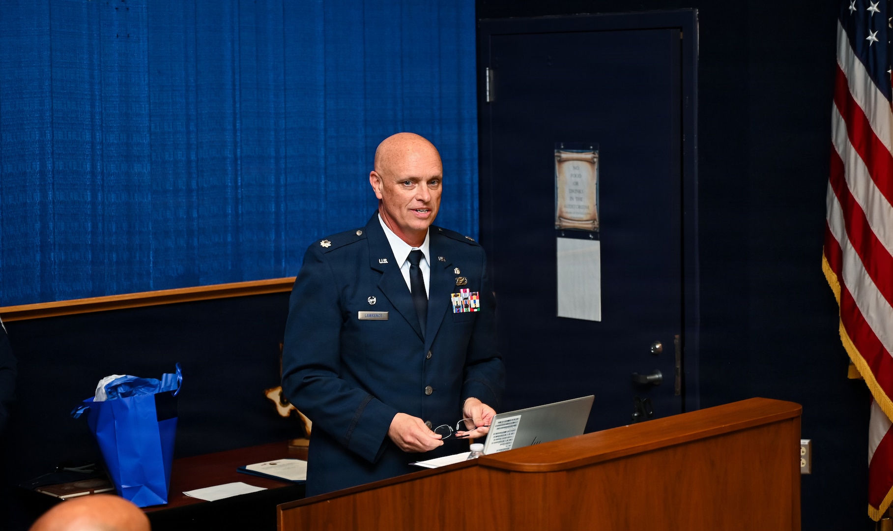 Lt. Col. Lawrence Assumes Command of the 433rd Force Support Squadron