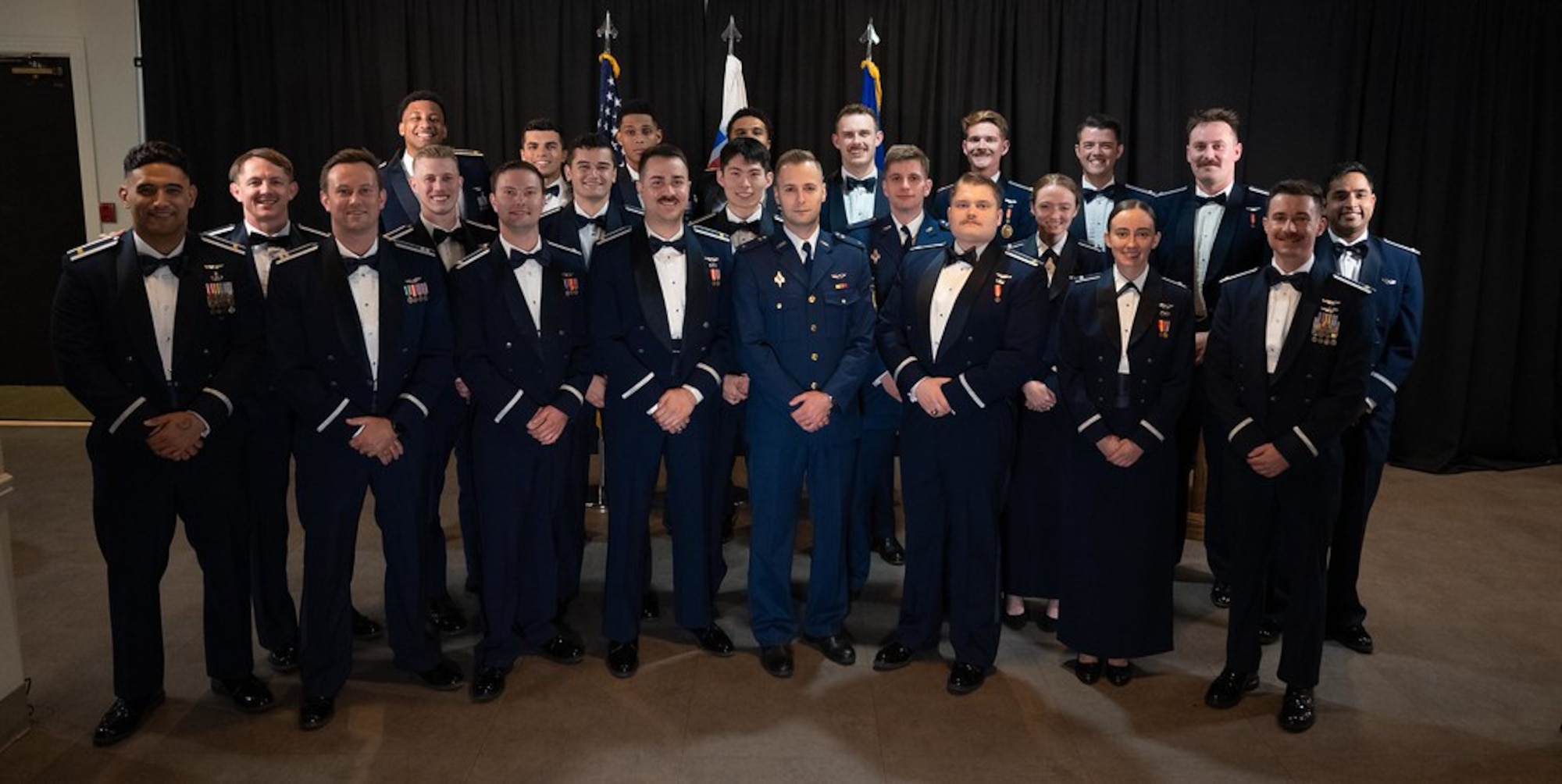 Student Pilots pose for a photo.
