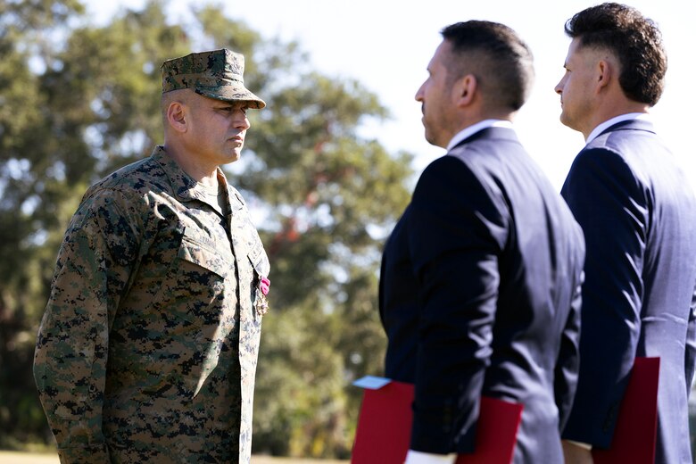 Lumm Retires as Burton Takes Senior Enlisted Role at Blount Island