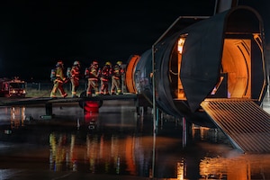 military firefighter