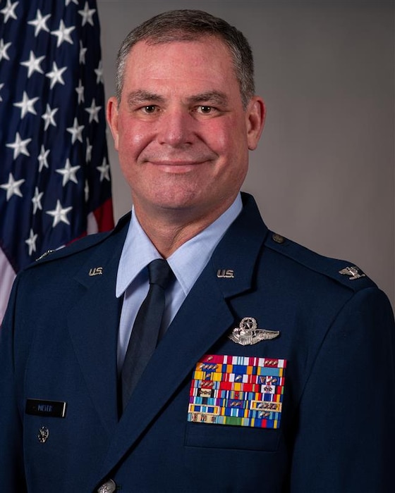 Official photo of Col Scott A. Meyer
