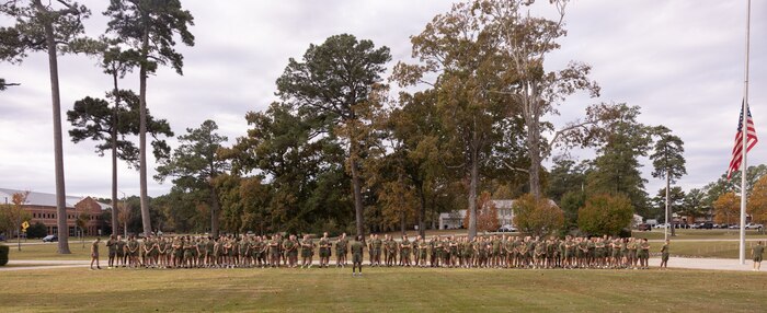 U.S. Marines with MWHS-2 run 250 miles