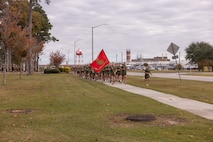 U.S. Marines with MWHS-2 run 250 miles