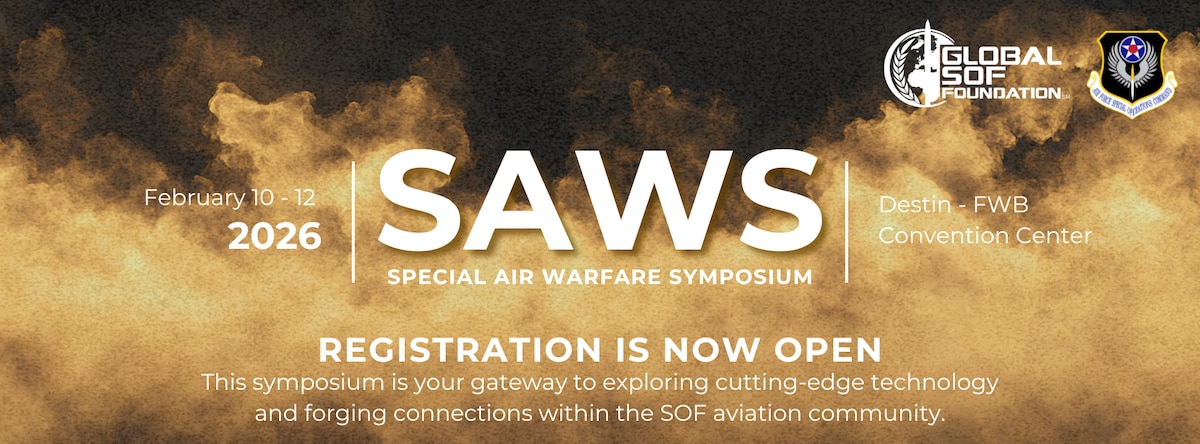 SAWS is an annual, global SOF Aviation gathering that brings together leaders, innovators, and industry experts to ensure the readiness of our SOF warfighters.