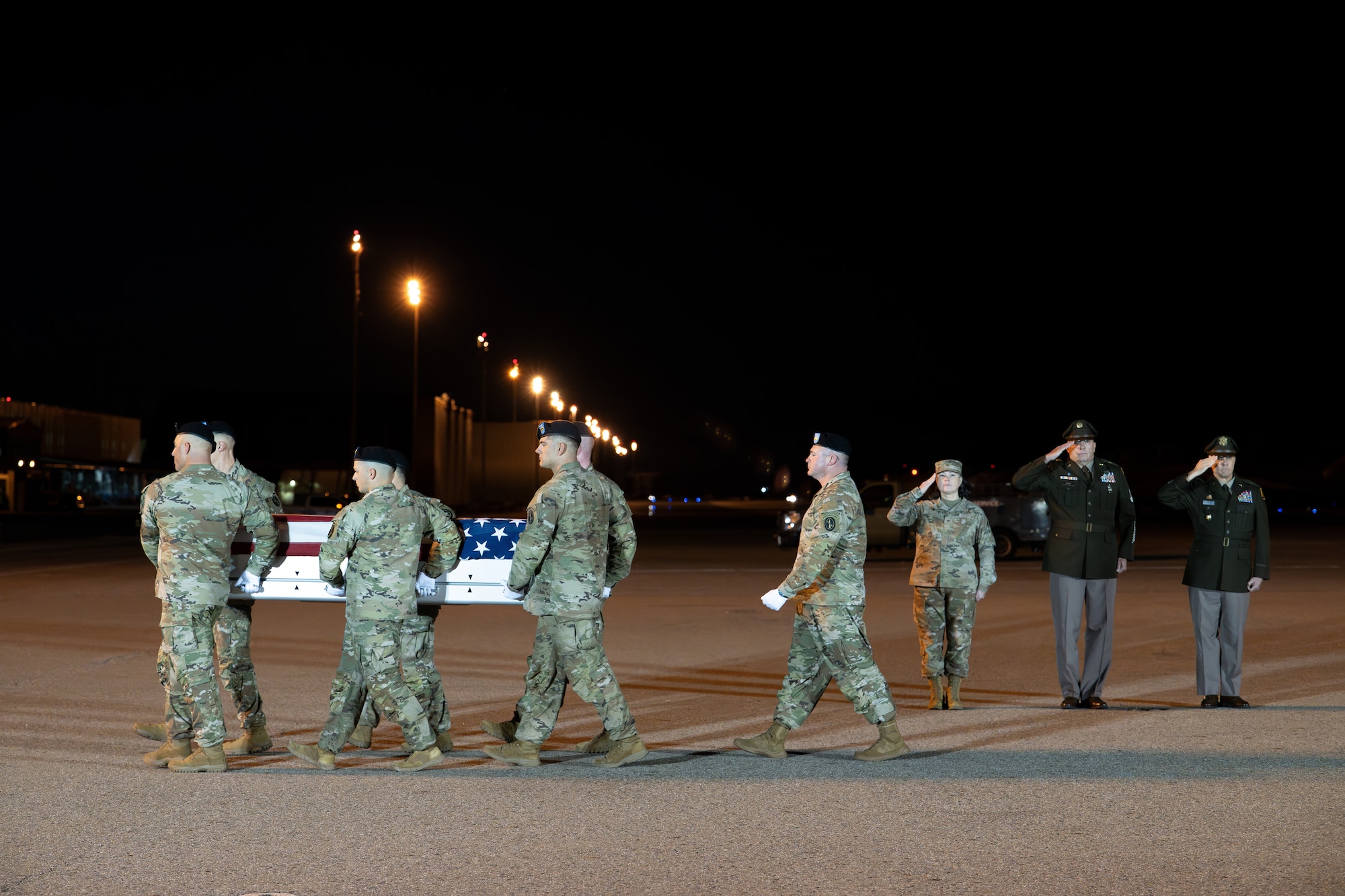 Army Sgt. Terrell Seales honored in dignified transfer Oct. 23