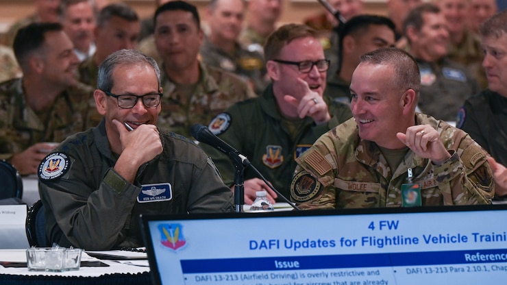 During this conference, Wilsbach, Wolfe, and ACC senior leaders considered innovative solutions proposed by units, to help improve processes across the command.