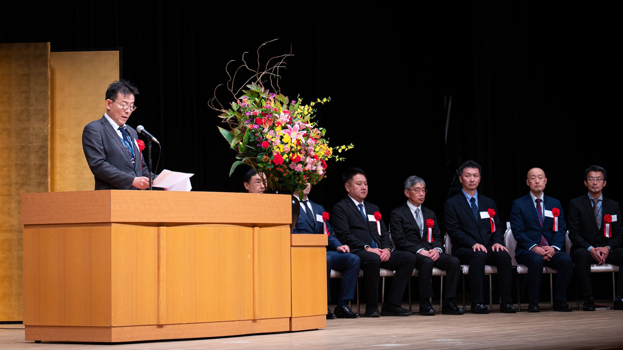 Opening remarks are given.