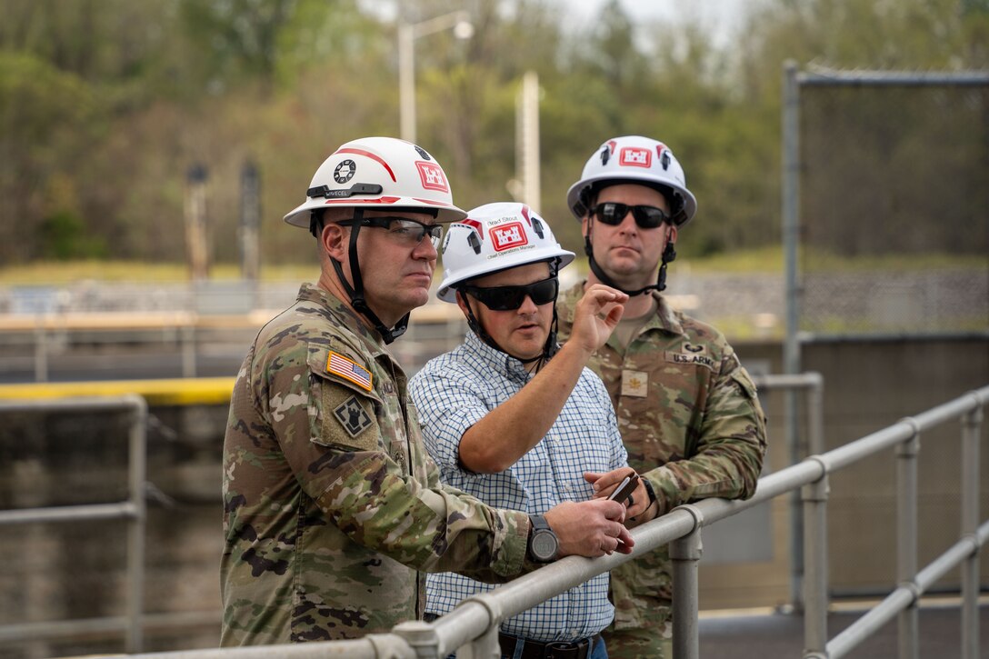 The U.S. Army Corps of Engineers Louisville District hosted a visit from USACE Command Sgt. Maj. Douglas Galick, who toured Olmsted Locks and Dam in Olmsted, Illinois, and Smithland Locks and Dam in Brookport, Illinois, September 23-24, 2025.